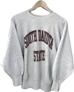 90s Champion リバースウィーブ 刺繍タグ USA製 染み込み M