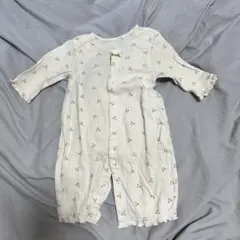 花柄ロンパース 50-60cm