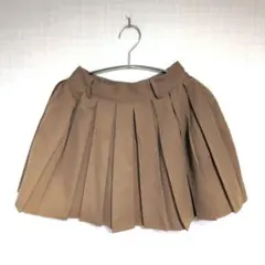 SHEIN レディース プリーツスカート 茶色 XSのサムネイル