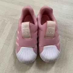 adidas Superstar スリッポン ピンク キッズ　18.5センチのサムネイル