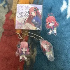 中野二乃 、中野五月！アクリルキーホルダー 四個セット