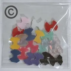 ③ C ロゴ リボン ネイルパーツ 20個