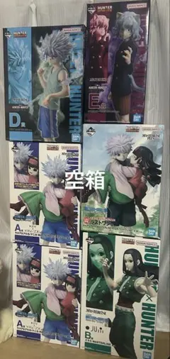 一番くじHUNTER×HUNTER A賞B賞D賞E賞ラストワン賞空箱