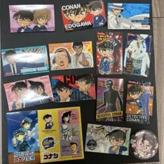 名探偵コナンシールセット、缶バッチ