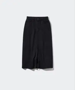 【UNIQLO 】デニムパネルロングスカート ネイビー 70cm 新品