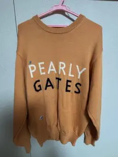 PEARLY GATES ニット セーター M オレンジ