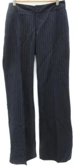 ネイビー ストライプ スラックス　ユナイテッドアローズ　40
