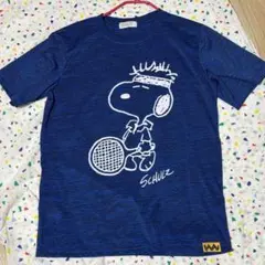 PEANUTS スヌーピー テニス Tシャツ Sサイズ（女性M-L）