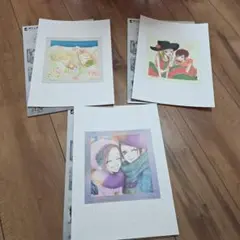 矢沢あい　ペーパーキャンバス 3枚セット