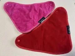 Mum2Mum マムトゥーマム スタイ 2枚セット　レッド　ピンク