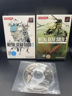 PS2 METAL GEAR SOLID 2 & 3 特典DVDセット