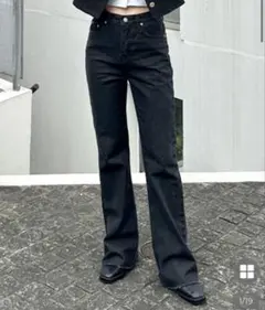 ブラックブーツカットデニム 期間限定価格