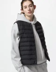 UNIQLO パフテックコンパクトベスト M ブラック ユニクロ