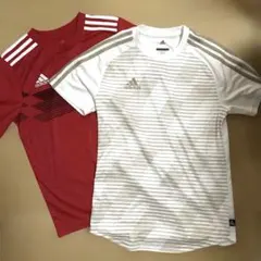 adidas サッカーウェア 2枚セット 160