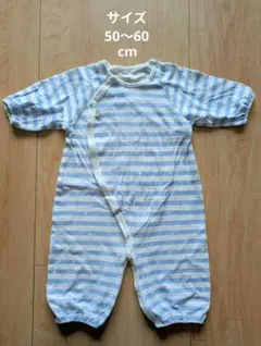 美品☆ロンパース7部丈☆サイズ50〜60cm