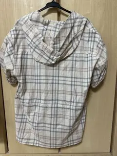 半袖チェックシャツ