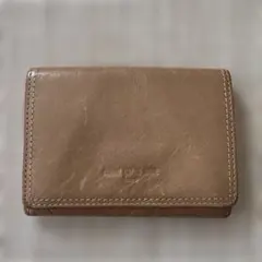 COMME CA DU MODE ベージュ コインケース　小銭入れ　本革　ミニ