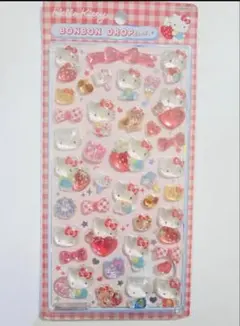 【新品正規品】サンリオ ハローキティ BONBON DROP シール　赤