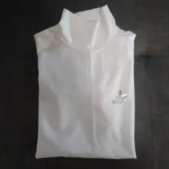 CLUNK（クランク）　ホワイト ハイネック 長袖シャツ