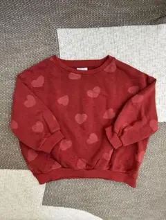 美品！ZARA ザラキッズ ハート柄スウェット 92