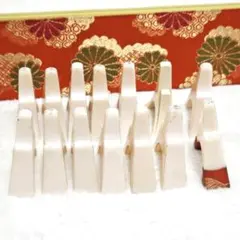 琴柱と収納袋セット 琴柱 14個 その7 三段琴柱 箏 和楽器 弦楽器