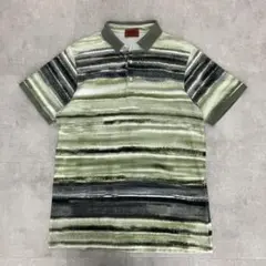 イタリア製 MISSONI 鹿の子 ポロシャツ/総柄/メンズ/オンワード/54のサムネイル