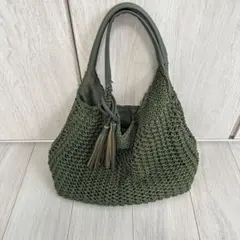 【最終値下げ】バッグ トートバッグ かごバッグ 編みバッグ