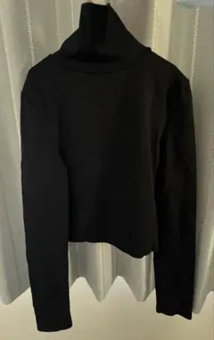 GYDA タートルネック クロップド丈トップス