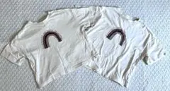 PAIR MANON レインボーTシャツ 110cm 120cm 2枚セットのサムネイル