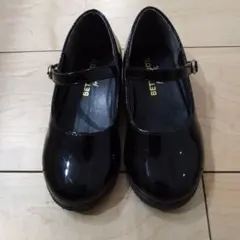 BETTY KID'S formal ブラック フォーマル エナメルシューズ