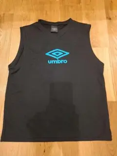 【160】UMBRO アンブロ 黒 サッカー タンクトップ