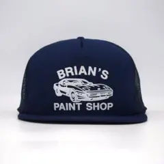 未使用 90s 企業ロゴ BRIAN'S 板金 ビンテージ メッシュ キャップのサムネイル