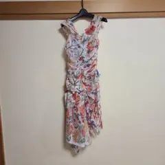 コム・デ・ギャルソン　花柄シースルーワンピースのサムネイル