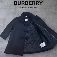 現行✨BURBERRY バーバリーエンベリッシュト メルトンウール コートリボンのサムネイル