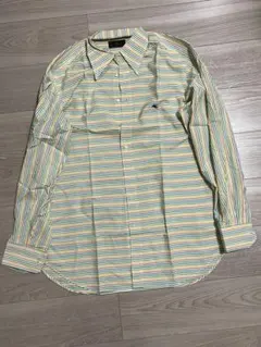エトロ ETRO マルチカラー ボーダーシャツ 美品 メンズ 42