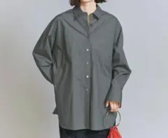 BEAUTY＆YOUTH❁コットンタイプライター レギュラーシャツ❁ゆったり