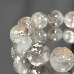 き*ち様 水晶 ✧ 浄化・調和・心を整える　粒18mm 内径20cm 重量108