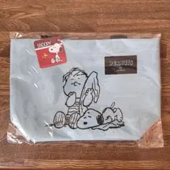 スヌーピー ランチバッグ　ライトブルー
