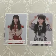 守屋麗奈 2枚 生写真 まとめ売り 櫻坂46 赤衣装 ハロウィン