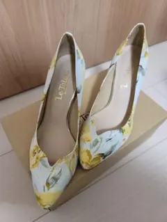 【新品未使用】LE TALON 23.5cm  8cmバックダイヤパンプス