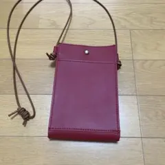 中古品　スタジオクリツプ　赤　スマホショルダーバッグ　自宅保管のサムネイル