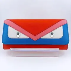 FENDI（フェンディ） 長財布 モンスター ビジュー バグズアイ マルチカラー