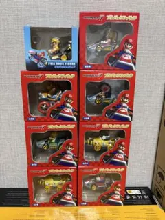 マリオカート7 プルバックフィギュア 8体セット