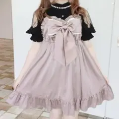 【✨️即完売品❣️新品未使用✨️】Ank Rouge リボンキャミワンピース