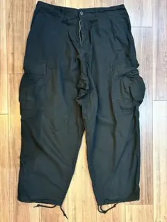 サイズL HINSON カーゴパンツ　ブラックのサムネイル