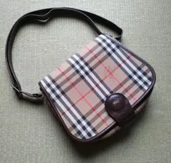 バーバリーBURBERRY レザー ショルダーバッグ