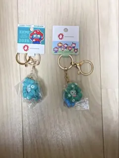 【新品タグ付き】サンリオ ミャクミャク 立体マスコットキーホルダー ハンギョドン