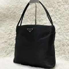 極美品　プラダ　ハンドバッグ　A4 テスートナイロン　3室　ブラック