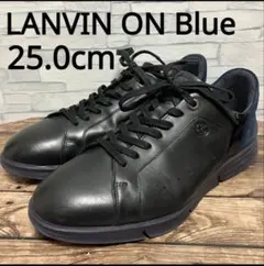 【25.0】LANVIN en Bleu ランバンオンブルー レザースニーカー