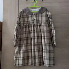 Noeil aime Bebe チェック柄ワンピース 120